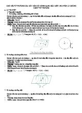 Ôn tập Vật lí Lớp 11 - Chủ đề Từ trường của dây dẫn có hình dạng đặc biệt. Nguyên lí chồng chất từ trường